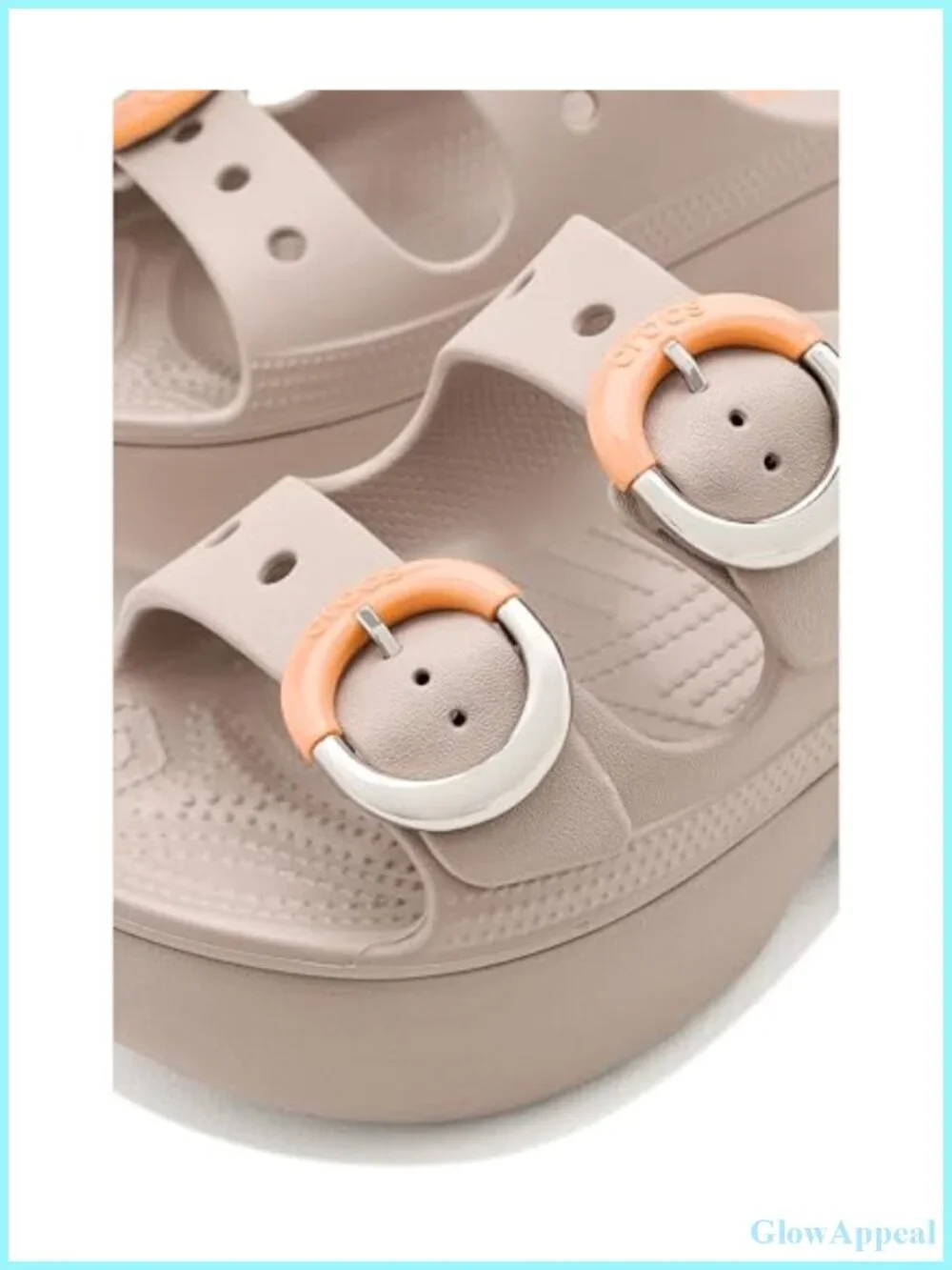 Platform Sandals Dual Buckle EVA Waterproof Slip-On